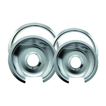 Range Kleen Range Kleen 1056R68GE4X Drip Pan & Trim Ring Chrome 1056R68GE4X